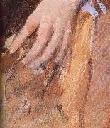 Mary Cassatt Detail of  The woman in Black oil painting